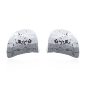 Hammered Curve 925 Silver Stud