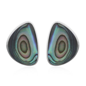 Abalone Shell Silver Studs