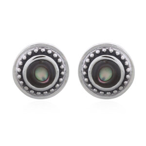 Abalone Shell 925 Silver Stud Earring