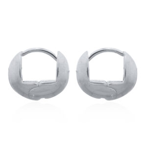 Silver Petite Click Huggie