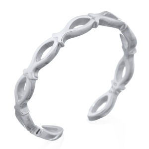 Silver Ichthus Symbol Toe Ring