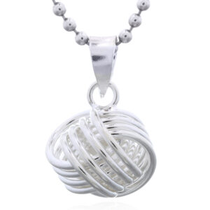 Infinity Knot Pendant in Sterling Silver