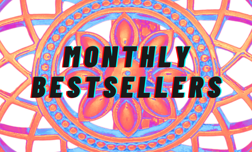 Zoom in photo of 925 silver rings and caption "Monthly Bestseller"