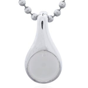 925 Sterling Silver Tear Drop Pendant with MOP Inlay