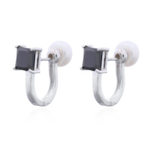 Dual Accent Silver Hoop Earrings for Retailers