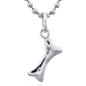 925 Sterling Silver Small Bone Pendant for Pets