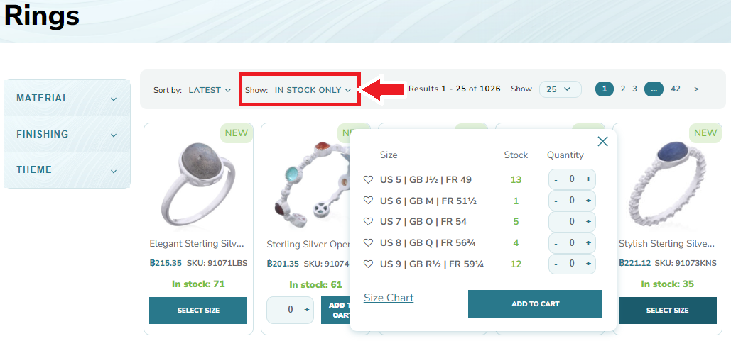 Silver Jewelry Wholesale desktop show filter All categories, Blog Entries