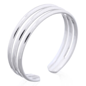 925 Sterling Silver Triple Wire Toe Ring