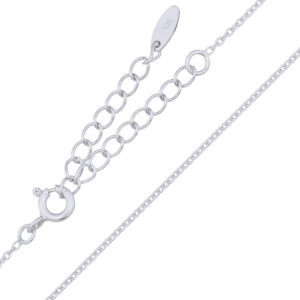 Diamond Cut Cable Sterling Silver Necklace