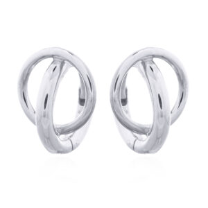 Double Layer Huggie Hoops with Hinge